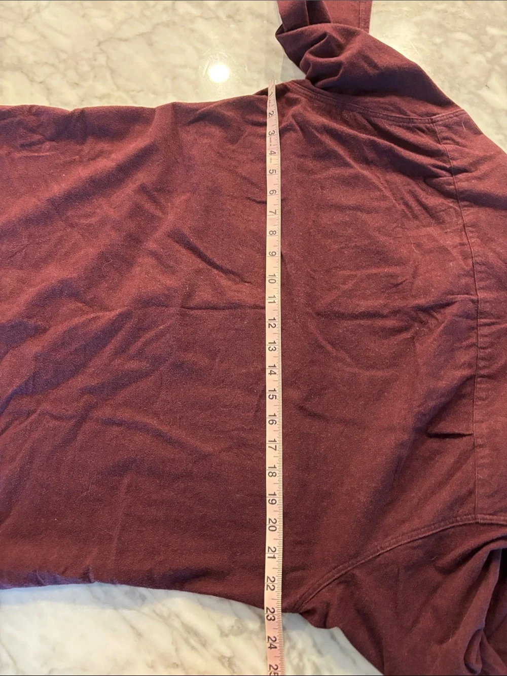 J. Crew Men's Burgundy flannel Button-Down Shirt with Tan Elbow Patches